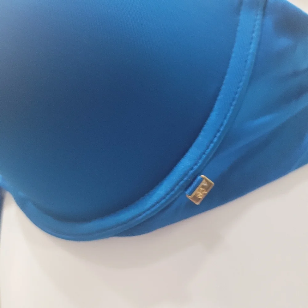 Victoria's Secret Very Sexy Push Up Blue Bra Size: 34C - Picture 5 of 8